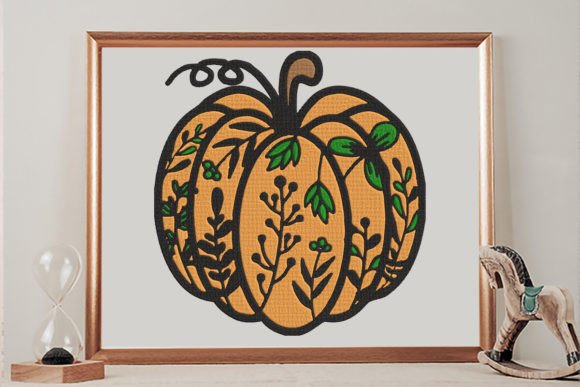 Decorative Floral Pumpkin
