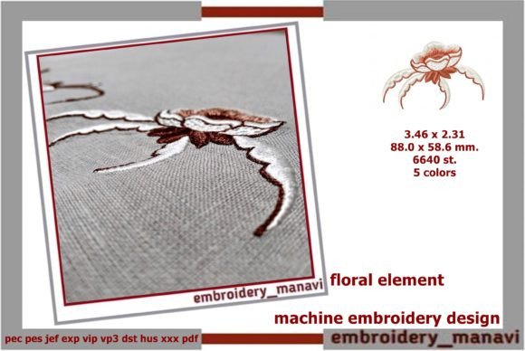 Floral Element Embroidery Review