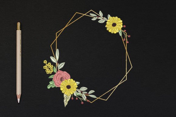 Flower Frame, Wreath Floral