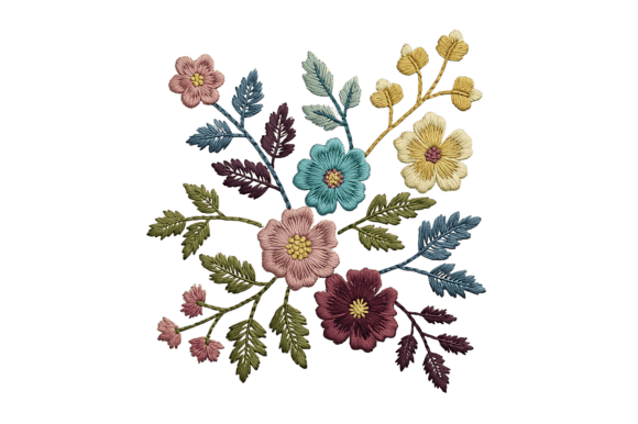 Ornate Floral Embroidery